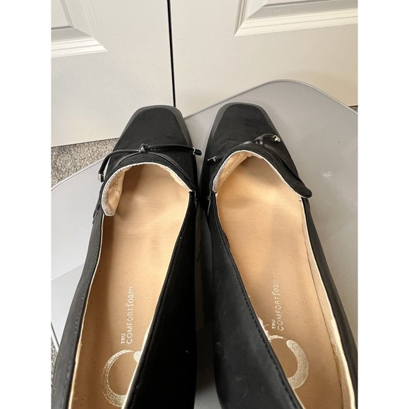 Womens Journee Collection Crawford Black Loafer Cushioned Chunky Heel Size 12 - Picture 13 of 13